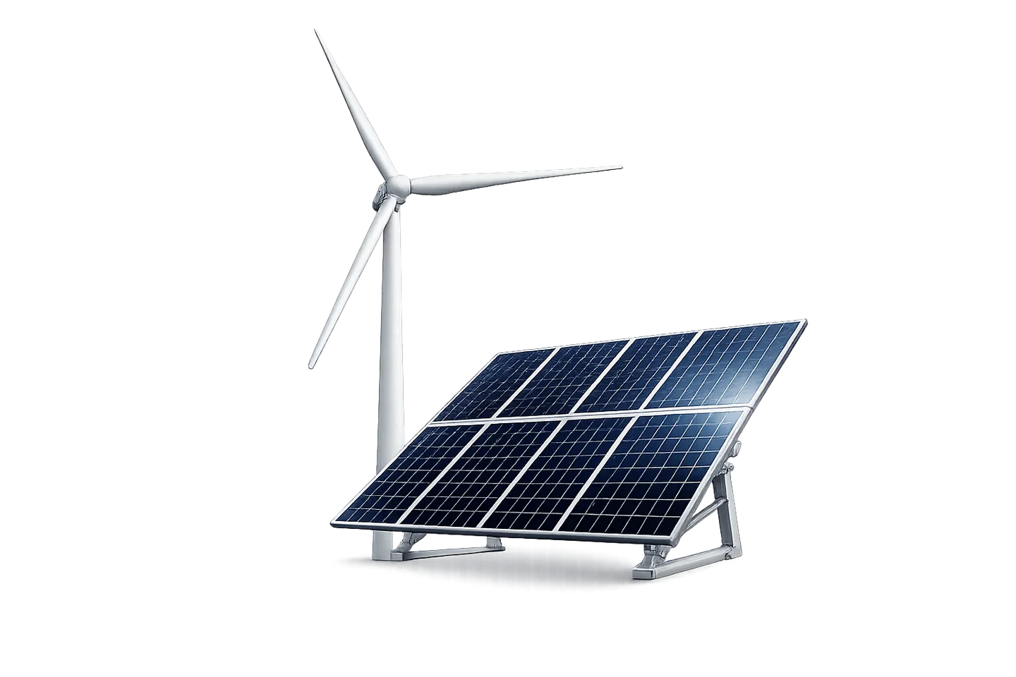 Wind turbine and photovoltaic panel