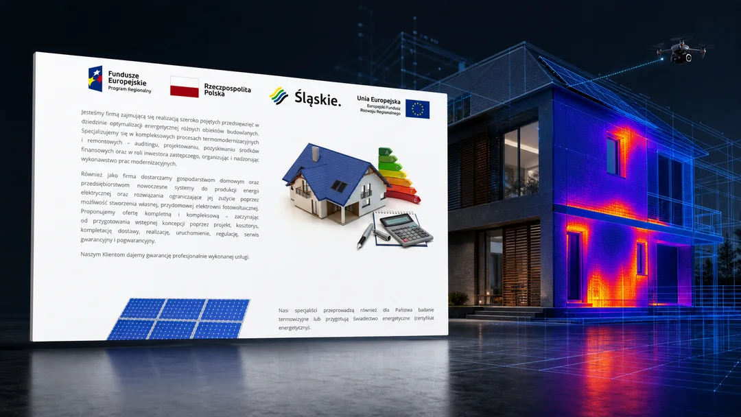 CPE-Term website case study with a thermographic building visual.